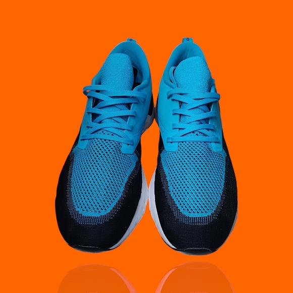 Nike AH1015-402 Odyssey React 2 Flyknit Men’s Size 11 Blue Lagoon VGUC - Picture 2 of 14